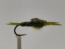 Size 14 Tungsten Kaufmann Stone Olive Barbless