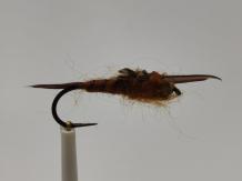 Size 14 Tungsten Kaufmann Stone Brown Barbless