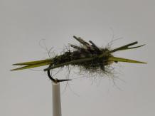 Size 14 Tungsten Nemec Stone Olive Barbless