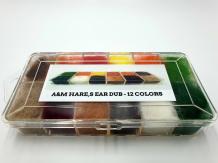 A&M Dubbing Dispenser Hare,s Ear Dub 12 Colors