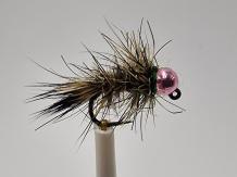 Size 16 Tungsten Hare,s Ear Light Pink Barbless