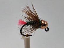 Size 14 Tungsten Pink Butt Barbless