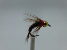 Size 12 Tungsten Tactical PTI Strike Nymph Barbless