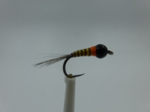 Size 12 Tungsten Quill Yellow Perdigon Barbless