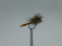 Size 16 CDC Mayfly Spent Brown Barbless