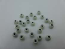 Tungsten Glow in the Dark White Bead 3,5 mm