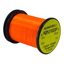 Classic Waxed Thread 8/0 Fluo Orange 110 meter