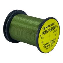 Classic Waxed Thread 12/0 Medium Olive 110 meter