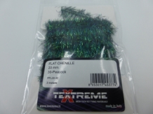 Palmer Flat Chenille 20 mm - 30 Peacock