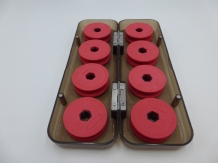 EVA Foam Leader Spool Box 8 X - Red