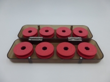 EVA Foam Leader Spool Box 8 X - Red