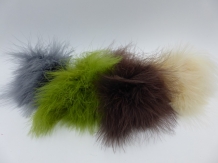 Blood Quill Marabou Tan