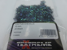 Cactus Chenille 10 mm - 20 Black