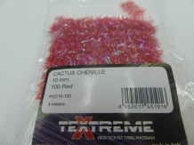 Cactus Chenille 10 mm - 100 Red