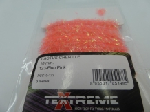 Cactus Chenille 10 mm - 123 Fluo Pink