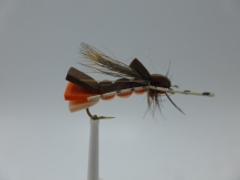 Size 14 Yak Caddis Orange Tan