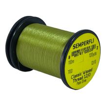 Classic Waxed Thread 12/0 Pale Olive 110 meter