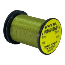 Classic Waxed Thread 8/0 Pale Olive 110 meter