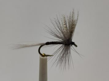 Size 20 Grey Mosquito Barbless