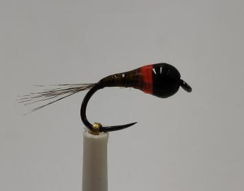 Size 12 Tungsten Quill Olive Perdigon Barbless