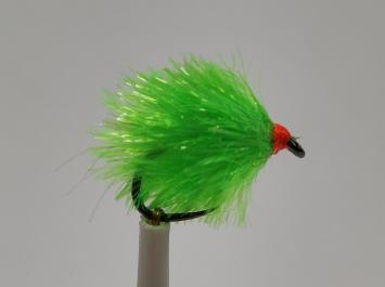 Size 10 Blob Lime Translucent Barbless