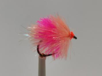 Size 10 Blob Coral/PinkTranslucent Barbless