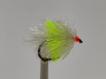 Size 10 Blob Fl Yellow/Pearl Translucent Barbless