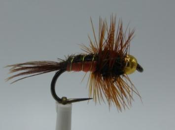 Size 14 Carrot Nymph Bead Head