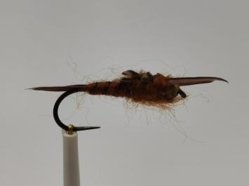 Size 16 Tungsten Kaufmann Stone Brown Barbless