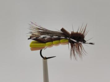 Size 14 Yak Caddis Tan Yellow Barbless