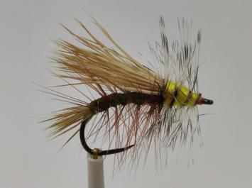 Size 10 Stimulator Olive Barbless