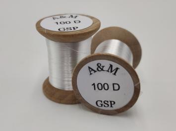 A&M GSP Dyneema Thread 100 D White Wood Bobbin