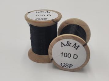 A&M GSP Dyneema Thread 100 D Black Wood Bobbin