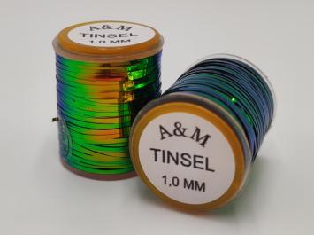 A&M Peacock Multi Tone Tinsel 1 mm