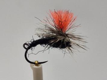 Size 12 Klink & Dink Black Orange Barbless