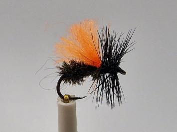 Size 16 Alpen Caddis Orange Barbless