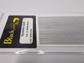 BSF Synthetic Quill White Black