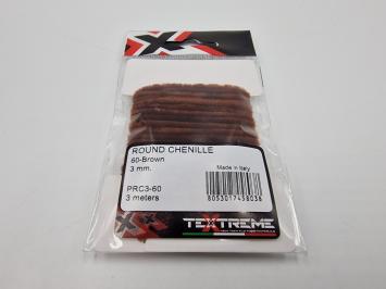 Textreme Round Chenille 3 mm - 60 Brown