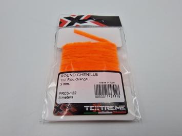 Textreme Round Chenille 3 mm - 122 Fluo Orange