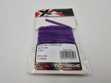 Textreme Round Chenille 3 mm - 90 Purple