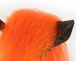 Sybai Natural Pike Hair Hot Orange