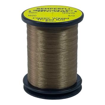 Classic Waxed Thread 6/0 Brown 110 meter