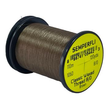 Classic Waxed Thread 8/0 Brown 110 meter