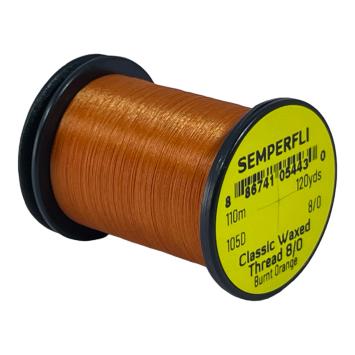 Classic Waxed Thread 8/0 Burnt Orange 110 meter