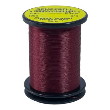 Classic Waxed Thread 8/0 Claret 110 meter