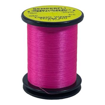 Classic Waxed Thread 8/0 Fluo Pink 110 meter