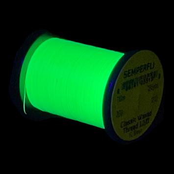 Classic Waxed Thread 12/0 Fluo green 110 meter