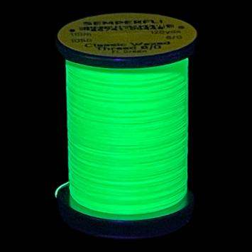 Classic Waxed Thread 8/0 Fluo Green 110 meter