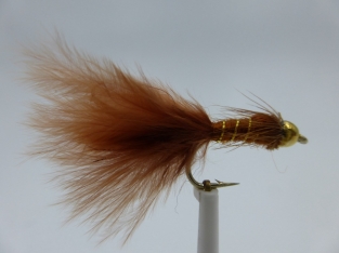 Size 12 Damsel Streamer Bead Head Brown