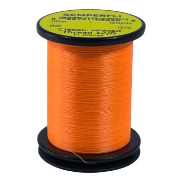 Classic Waxed Thread 12/0 Fluo Orange 110 meter